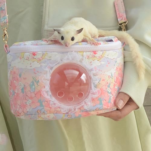 Cage portable pour petit animal résistante et légère à bretelle