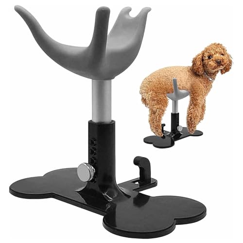 Support de toilettage en silicone et bras de table réglable pour petits chiens - 2