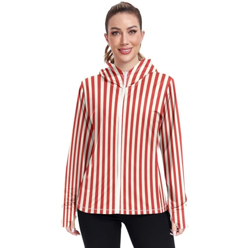 GuoChe Chemise de soleil femme à manches longues anti-UV avec capuche légère pour la pêche en mer