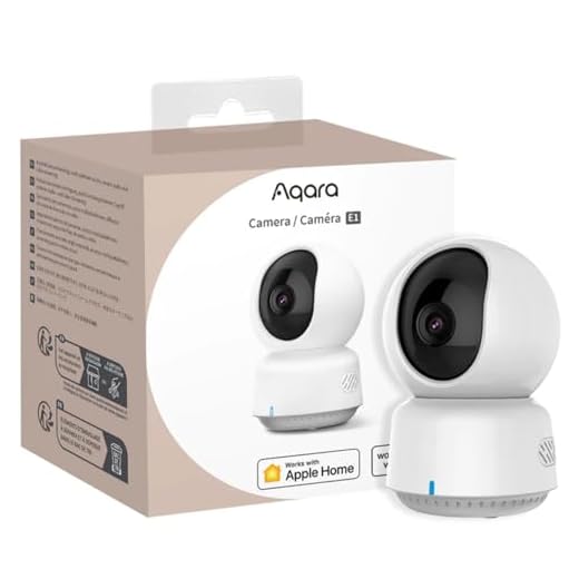 Aqara Camera E1, 2K-Sensor; f/2.0 Weitwinkelobjektiv, Personen- / Geräuscherkennung, WiFi 6