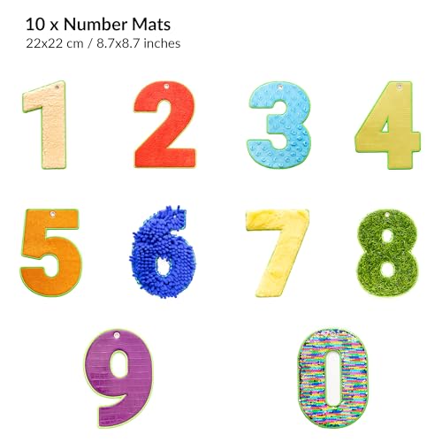 ODOXIA Sensory Mats for Autistic Children | Wall Tiles With Different Textures & Colors | Sensory Rug | Panel for Kids