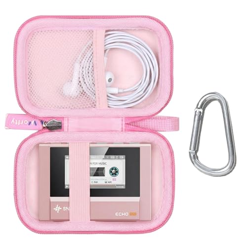 Image of Carrying Case for HiFi Walker H2 / SnowSky /FiiO Echo MINI /Surfans F20 / MECHEN M30 HiFi MP3 Music Player(Case Only) (Pink)