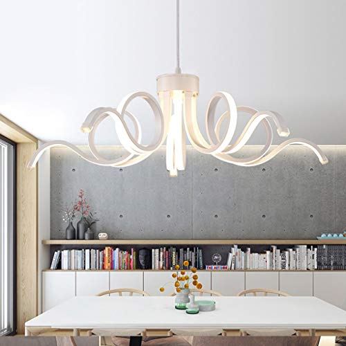 Lustre moderne à 5 têtes pour salon et chambre