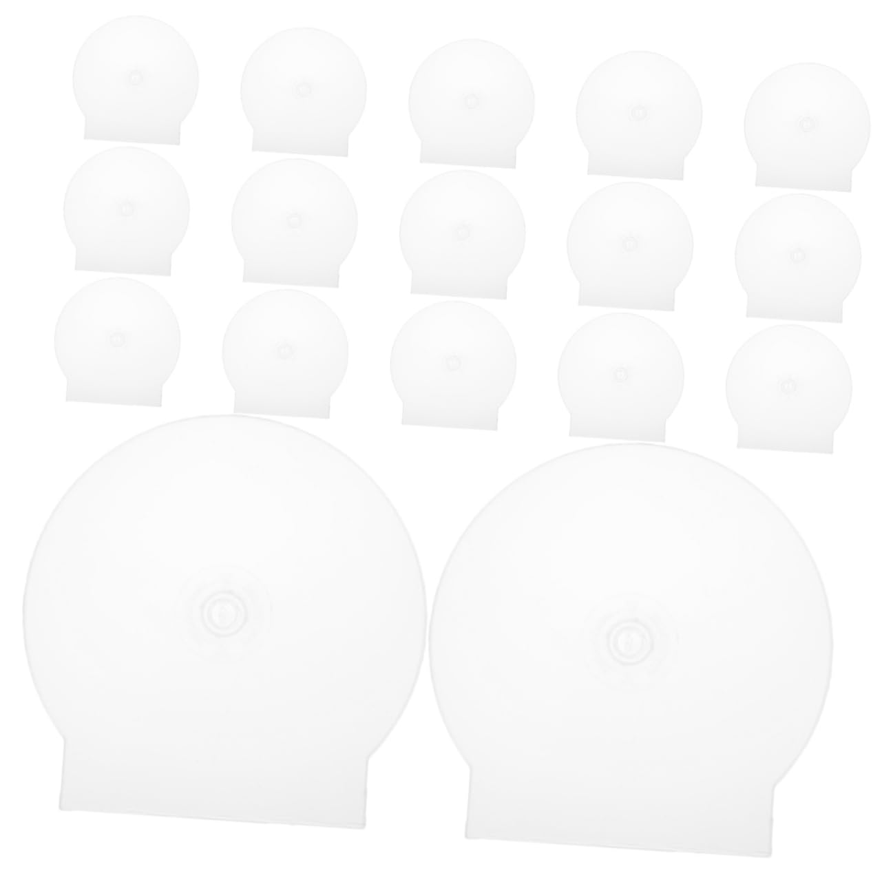 Alipis Custodia Porta Cd Trasparente in Plastica Rigida, Custodie Singole Per Dvd, 50 Pezzi Leggere e Portatili, Protezione Anti-graffio Per Viaggi e Uso Domestico
