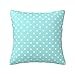 Funda De Cojínes 45x45cm Verde Azulado Lunares Grandes Lunares Funda De Cojín Hogar Decorativo Almohada para Sofá Dormitorio Sala Cama Hogar Coche Sillas
