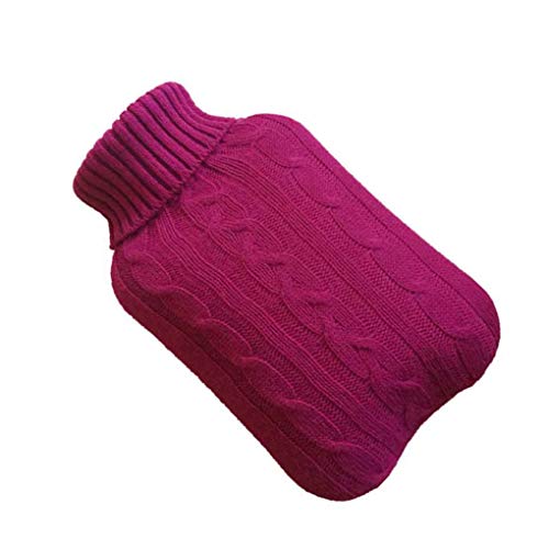 Guangcailun Draagbare 2000ml Kruiken Gebreide Winter Warm Hand Warmer water Bag Knitting Kleding - Afbeelding 3