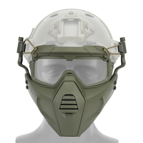 Lunettes de protection d'équitation masque amovible anti-poussière airsoft