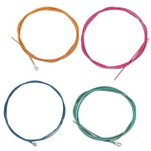 Bass Strings 4 String Guitar Colorful Electric Bass Replacement Set 1.16mm 1.44mm 2.0mm 2.54mm .046-.100
