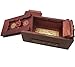 Good Luck Puzzle Box Secret - Money and Gift Card Holder in a Wooden Magic Trick Lock with Hidden Compartment Piggy Bank Brain Teaser Game