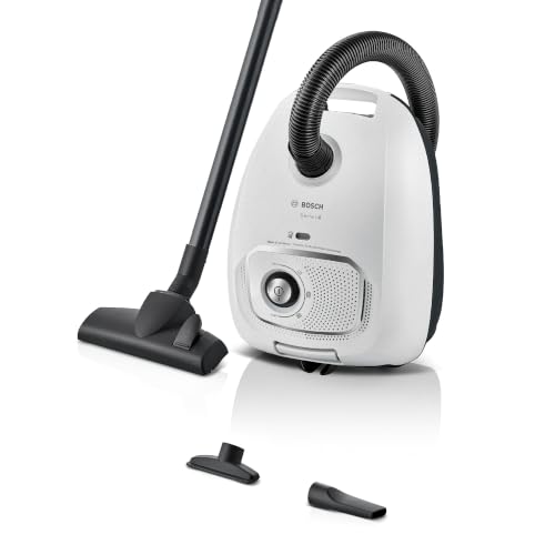 Bosch Staubsauger mit Beutel Serie 4, BGB41WH1, weiß