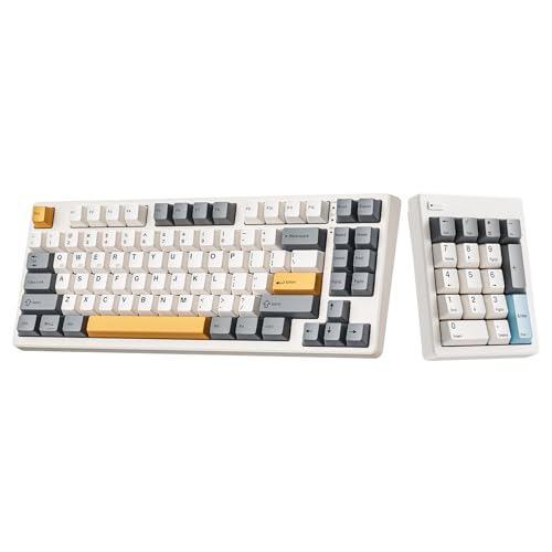 Amazon.com: Kisnt KN85 Wireless Mechanical Keyboard (Retro Beige