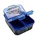 Various Brotdose für Kinder, Sandwichbox mit 3 Fächern für Kindertagesstätte, Kinder-Lunchbox mit Trennfächern aus BPA-freiem Kunststoff, tolles Geschenk für Kinder (Jurassic World)