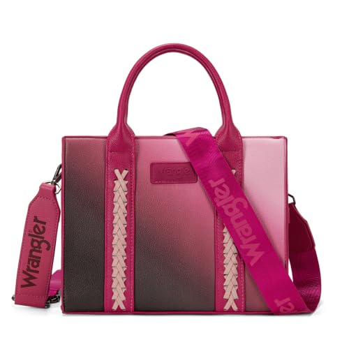 Image of Wrangler Tote Bag for Women Designer Satchel Handbags Top-handle Purses with Strap