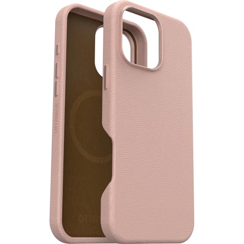 Image of OtterBox iPhone 16 Pro Max Symmetry Series Cactus Leather for MagSafe - Ballet Blush Pink