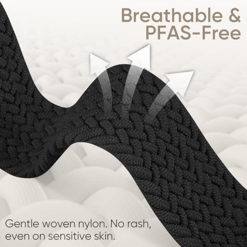 Image of 4 Pack Braided Stretchy Band Compatible with Apple Watch Bands Women Men