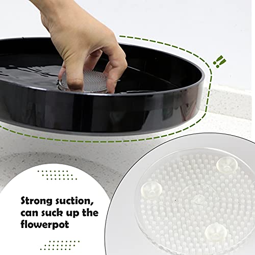 Calsoling 4 Pieces Flower Frog Transparent Flower Arrangement Holder, Round Pin Flower Holder Floral Arranging Frog With 3 Suction Cup From Japanese Ikebana Art For Home Plant Decoration Diy Craft #TOP3