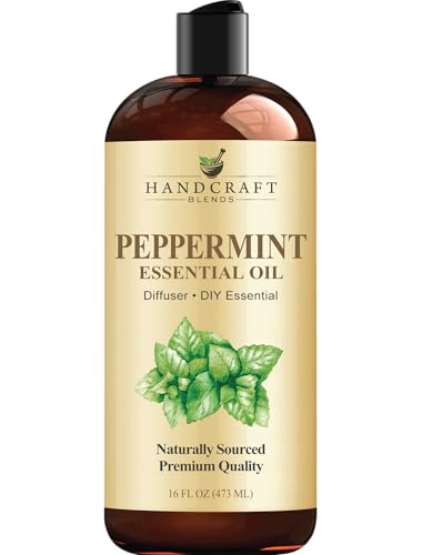 Handcraft Blends Peppermint Essential Oil - Huge 16 Fl Oz - for Candle Making, Soap Making, Diffusers, and Aromatherapy
