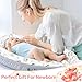 Baby Lounger- Baby Nest for 0-24 Months, Ultra Soft Organic Cotton Breathable & Portable Baby Lounger, Baby Lounger Pillow for Newborn