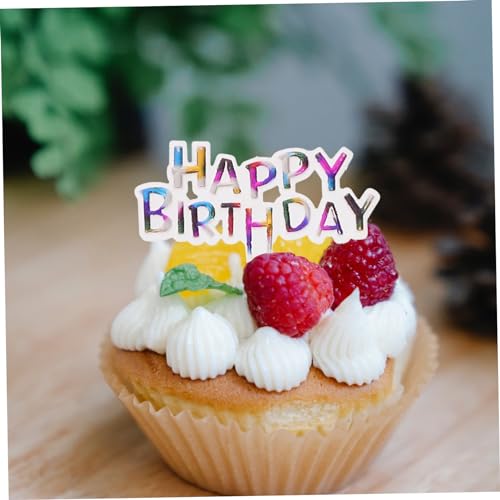 Amosfun 75 Peças Toppers De Bolo Decorativos Picaretas De Papel De Carta