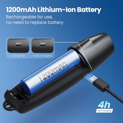 UNIWA-Electronic-Whistle-with-USB-Charging-3-Tone-3-High-Volume-Hand-Emergency-Whistle-for-Referee-Coaches-Teacher-Outdoor-Sport-Game-Camping-Safety-electric-whistle-with-Lanyard
