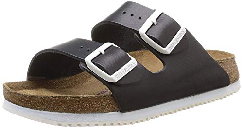 Mules Birkenstock Arizona Vegan Femme Bleu sandales plates écoresponsables