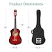 Best Choice Products 30in Kids Acoustic Guitar, All-in-One Beginner Starter Kit w/Strap, Case, Extra Strings, Rosette Inlay - Redburst