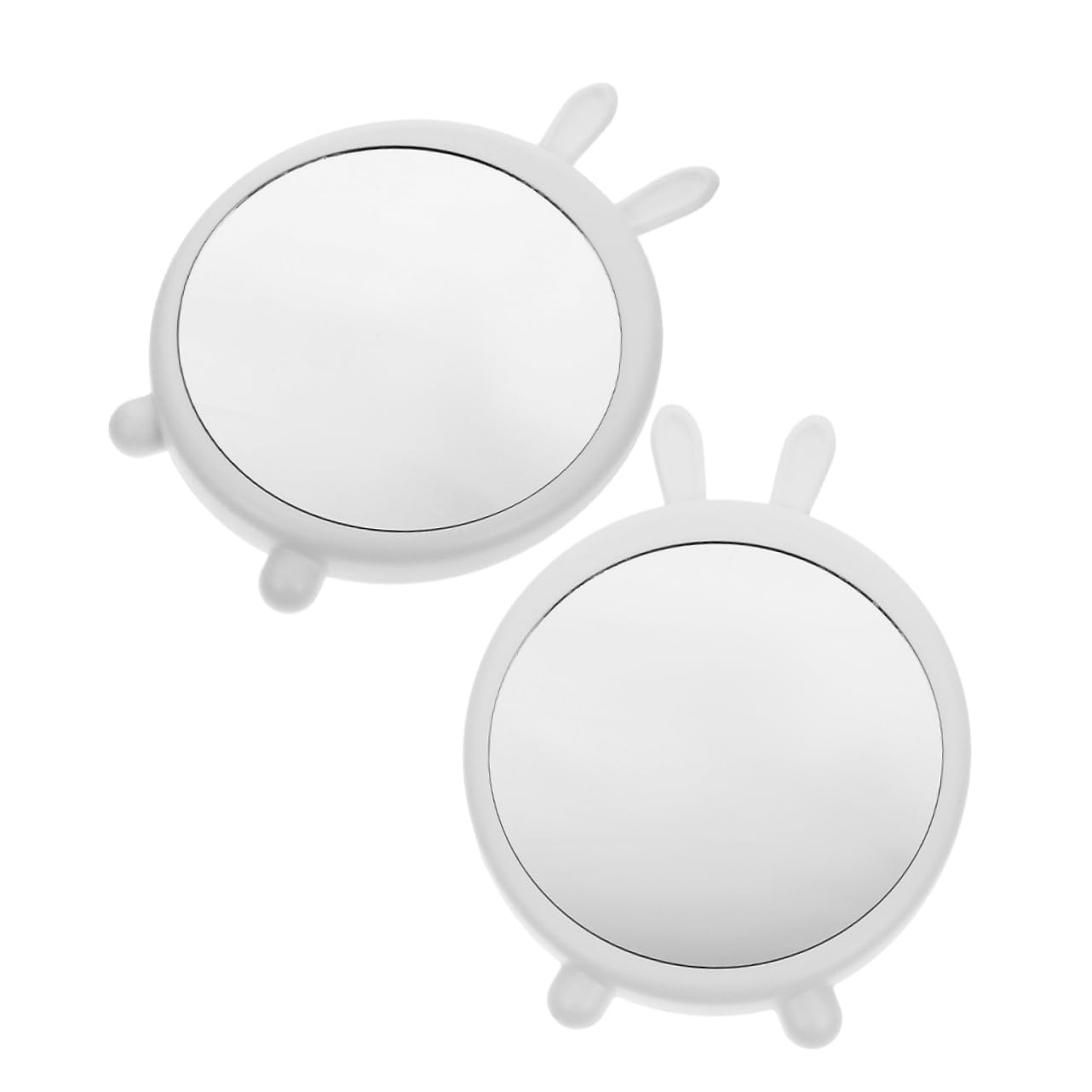 FOMIYES 2pcs Whimsical Cartoon Makeup Mirror Portable Desktop Vanity Mirror for Women for Travel Dorm and Bedroom Durable and Versatile