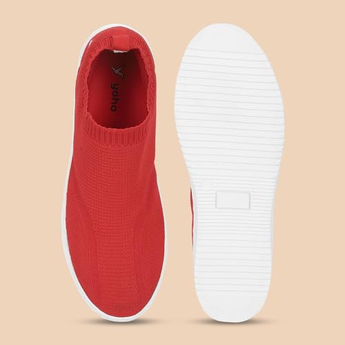 Image of YOHO Men's Freestep Spacious And Casual Slip On Shoes | Comfortable For Long Hours Of Walking | Outperforms Memory Foam | Arch Support Insole