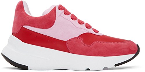 Alexander McQueen Pelle S. Gomma Runner Sneakers (40) Pink