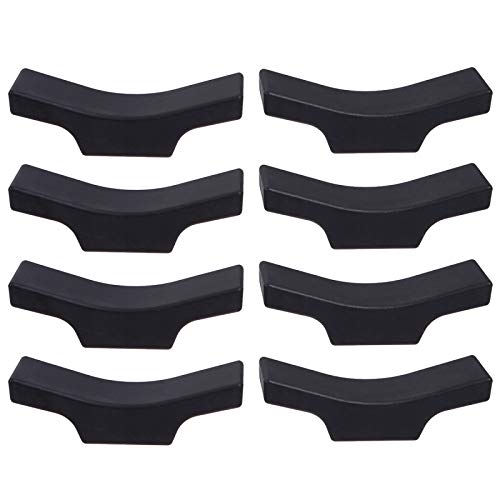 Cool Cook 8PCS Chopsticks Holder Spoon Fork Chopstick Rest Stand Creative Spoon Rack Fork Knife Stand Table Supplies (Black)
