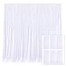 6 Panels White Backdrop Curtain for Parties Wedding Wrinkle Free White Photo Curtains Backdrop Drapes Fabric Decoration for Baby Shower 30ft(W) x 10ft(H)