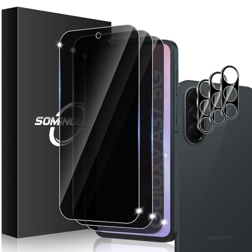 Samsung Galaxy A37 Privacy protecteur écran verre trempé anti-espion et film caméra arrière
