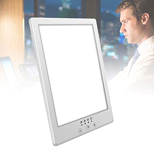 10000 Lux Tageslichtlampe Tragbare Light UV-freie LED Lichtbox Effektive Sunlight Energy Lampe mit Einstellbarer Helligkeit 2 Farbtemperatur und