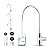 iSpring GA1-B Reverse Osmosis, Kitchen Bar Sink Lead-Free Drinking Water Faucet, Contemporary Style, High Spout, Chrome