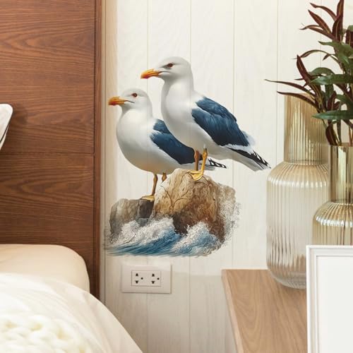 Vinilos Decorativos Achang con diseños de gaviotas para pared miniatura 6