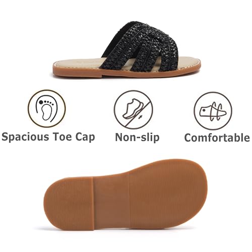 Image of THEE BRON Girls Cute Slip-On Slippers Stylish Sandals for Toddlers & Kids