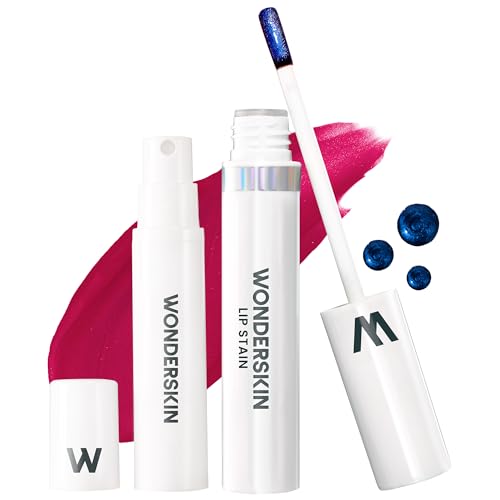 Wonderskin Wonder Blading Lip Stain Peel Off and Reveal Kit - Long Lasting, Waterproof Pink Lip Tint, Transfer Proof Natural Lip Stain Kit (Darling)