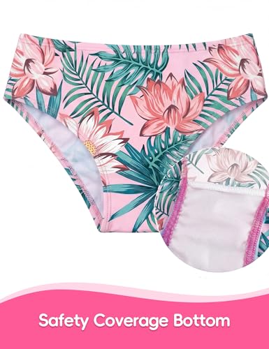 Image of Girls Swimsuit Bikini Set 2 Piece Quick Dry Ruffle Bathing Suit Teens Swimwear with Spaghetti Strap