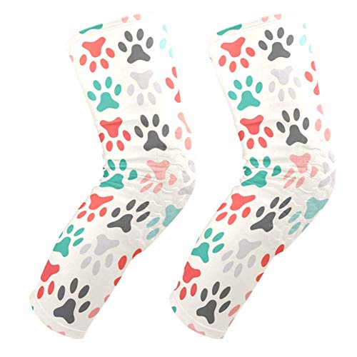 Genouillères rembourrées pattes de chat et chien pour homme et femme en tissu respirant