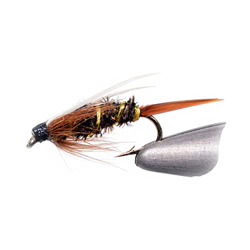 Mouches Prince Nymphe pour la pêche à la mouche sur hameçons Mustad