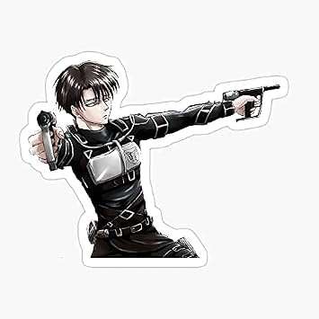 Attack On Titan Levi Sticker Decal Vinyl - Peel and Stick to Any Smooth Surface