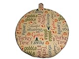Pot Holders Heat Resistant Thanksgiving Fall Potholders Handmade Double Insulated Quilted Hot Pads Trivets 9 Inches Round