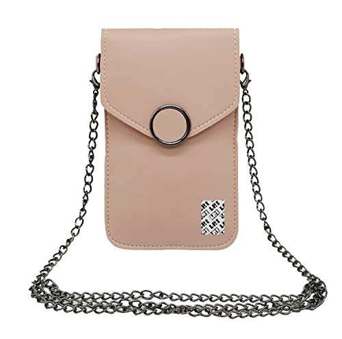 LefRight Poche pour Téléphone Portable Cuir PU Sac à Seule épaule Pochette de Téléphone Porte-Monnaie pour iPhone X 8 7 Plus/6 Plus,Huawei P10 Plus[Combo 24 Porte-Cartes et Mini Sac à Main]
