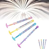 4 Stück Feuerwerk Wasserpistole Spielzeug - Romantische Water Squirter im Feuerwerksstil, Pull-Out Waterguns, Wasserfeuerwerk Spray Toy für Konzerte Wasser Festivals Pool Partys Familie Zusammenkünfte