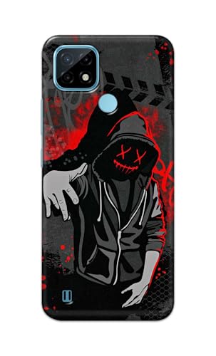 Image of Printed Hard Back Cover for Realme C21 Back Cover (Hoodie Rapper) -190724(EA)