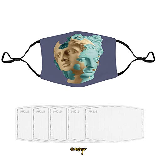 Face Covers Face Scarf Mouth Cover Cool Face and Mouth Cover with 5