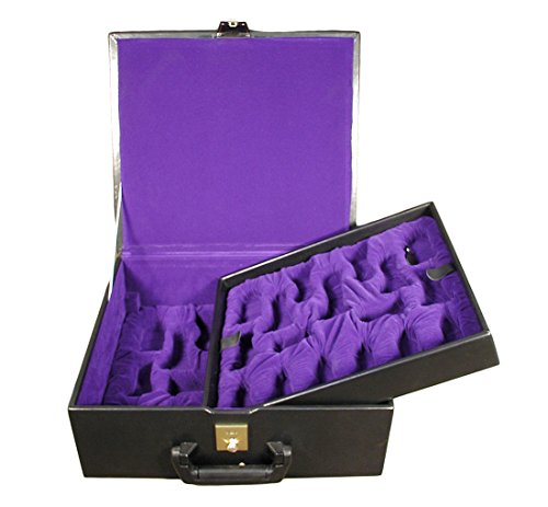 Chopra Dlx Black Vinyl Chess Box