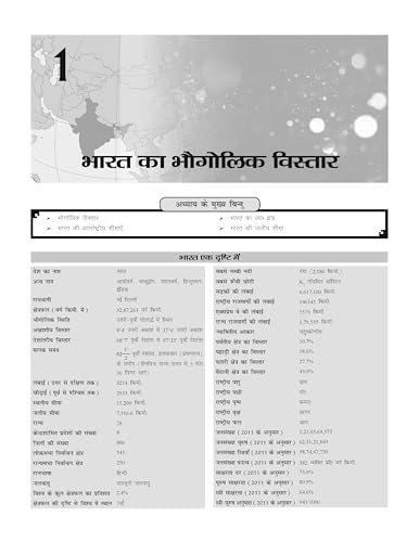Image of Geography of India : Bharat Ka Bhugol Study Guide 2026 | Maps & Charts Included For UPSC Civil Services & State Exams | Based on NCERT 6 to 12 - Book in Hindi