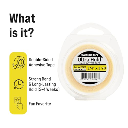 Image of SAFEHOLD Ultra Hold Wig Tape Waterproof Sweat Resistant 3 4 Inch 3 Yards
