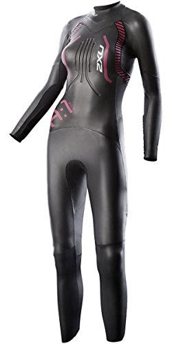 2XU A: 1 2016 Active, Wetsuit Donna, Nero/Cherry